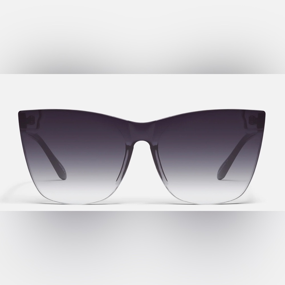*NWOT* Quay Australia COME THRU Black Fade Sunglasses